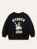 Spaceship Puppy Printed Sweatshirt - Mini Taylor