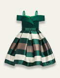 Strapless Striped Party Dress - Mini Taylor