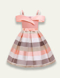 Strapless Striped Party Dress - Mini Taylor