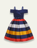 Strapless Striped Party Dress - Mini Taylor