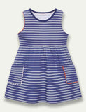 Stripe Sleeveless Pocket Dress - Mini Taylor