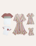Striped Family Matching Dress - Mini Taylor