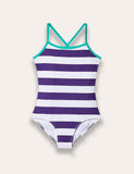 Striped One-piece Swimsuit - Mini Taylor