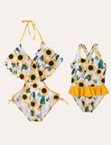 Sunflower Family Matching Swim Suit - Mini Taylor