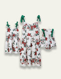 Suspender Floral Family Matching Dress - Mini Taylor