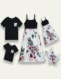 Suspender Printed Family Matching Dress - Mini Taylor