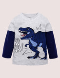 Camiseta de dos piezas falsa T-Rex