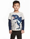 T-Rex Fake Two-Piece T-shirt - Mini Taylor