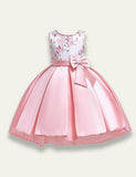 Tail Embroidered Bow Party Dress - Mini Taylor