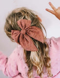 Today Only - Embroidery Bow Barrettes - Mini Taylor