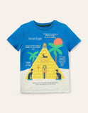 NUR HEUTE – Bedrucktes History-T-Shirt