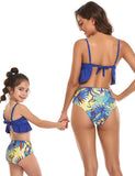 Tropical Parrot Printed Family Matching Swim Suit - Mini Taylor