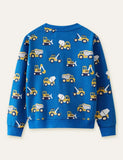 Truck Excavator Full Printed Sweatshirt - Mini Taylor