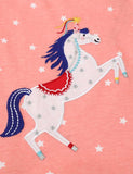 Unicorn Appliqué Long Sleeve Dress - Mini Taylor