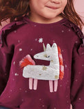 Unicorn Appliqué Sweatshirt - Mini Taylor