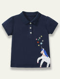 Unicorn Appliqué T-shirt