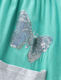Unicorn Butterfly Embroidered Dress - Mini Taylor