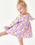 Unicorn Print Long Sleeve Dress - Mini Taylor