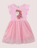 Unicorn Print Tulle Dress - Mini Taylor