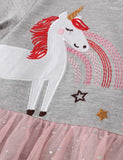 Unicorn Print Tulle Dress - Mini Taylor