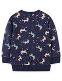 Unicorn Printed Sweatshirt - Mini Taylor