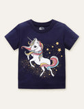 Unicorn Printed T-shirt - Mini Taylor