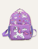 Unicorn Rainbow Full Printed Schoolbag Backpack - Mini Taylor