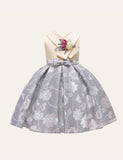 V-neck Flower Party Dress - Mini Taylor