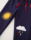 Weather Appliqué Sweatpants - Mini Taylor