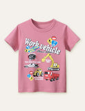 Work Vehicle Printed T-shirt - Mini Taylor