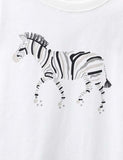 Zebra Printed Long Sleeve T-shirt - Mini Taylor