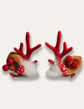 Christmas Golden Ball Elk Hairpin