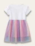 Unicorn Print Tulle Dress - Mini Taylor
