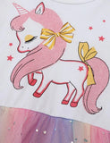 Unicorn Print Tulle Dress - Mini Taylor