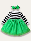 St. Patrick's Day Clover Tulle Dress - Mini Taylor