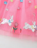 Rabbit Appliqué Tulle Dress - Mini Taylor