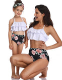 High Waist Ruffled Family Matching Swim Suit - Mini Taylor