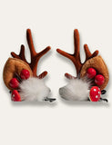 Christmas Golden Ball Elk Hairpin