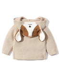 Animal-Shaped Knitted Hooded Jacket - Mini Taylor