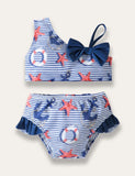 Baby Girl Animal Bikini Split Swimsuit - Mini Taylor