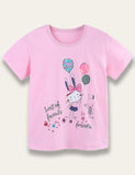 Balloon Bunny Print T-Shirt - Mini Taylor
