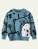 Bear Brocade Sweater - Mini Taylor