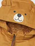 Bear Hooded Zipper Coat - Mini Taylor