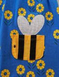 Bee Pocket Flower Printed Long Sleeve Dress - Mini Taylor