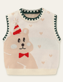 Birthday Bear Sweater Vest - Mini Taylor