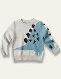 Blue Dinosaur Sweater