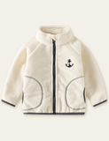 Boat Anchor Embroidered Polar Fleece Jacket - Mini Taylor