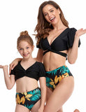 Bubble Sleeve Family Matching Swim Suit - Mini Taylor