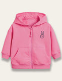 Bunny Print Hooded Coat - Mini Taylor