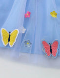 Butterfly Appliqué Tulle Dress - Mini Taylor